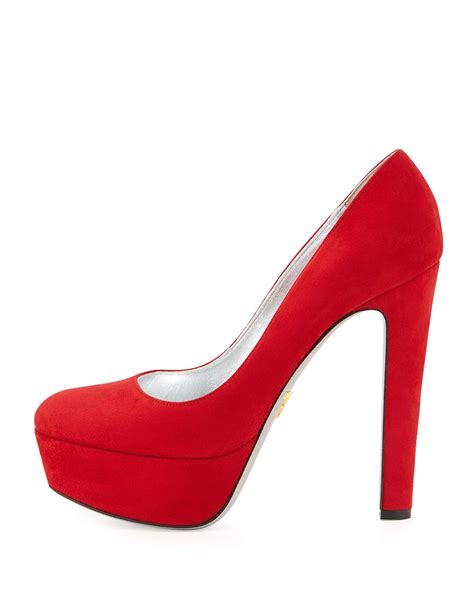 prada red heel|Prada heels sale.